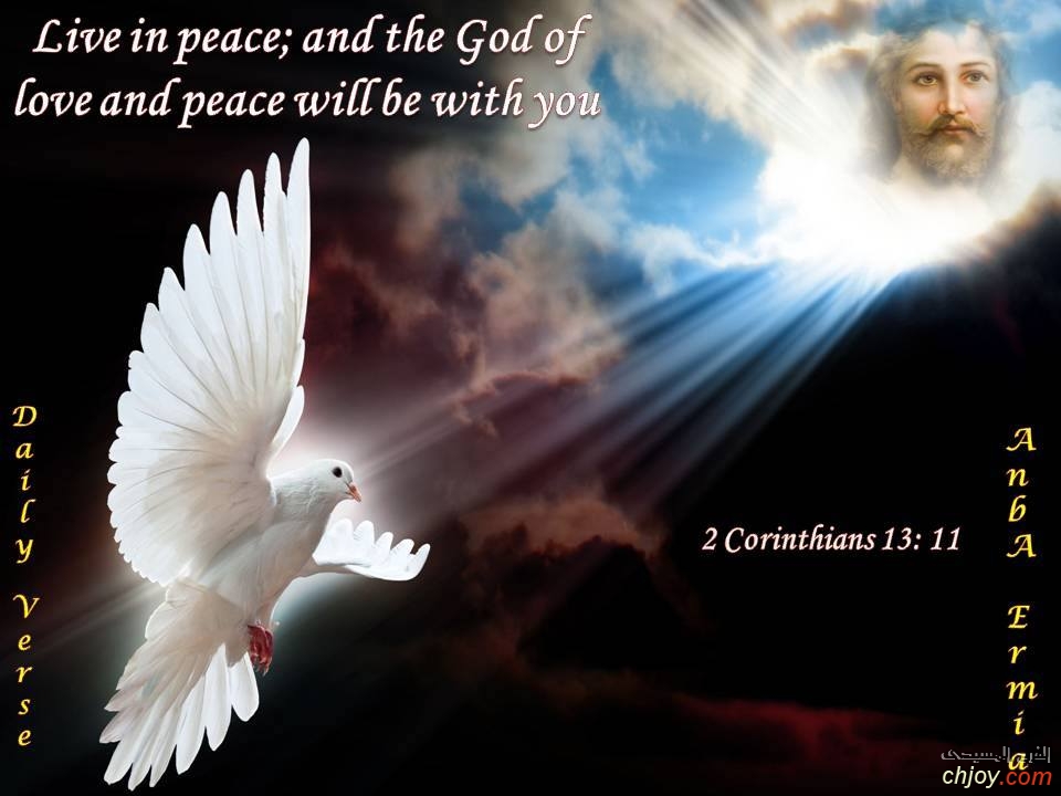 Live with peace and God 