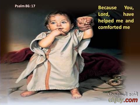 ( Because You, Lord, have helped me and comforted me ( Psalm 86: 17 