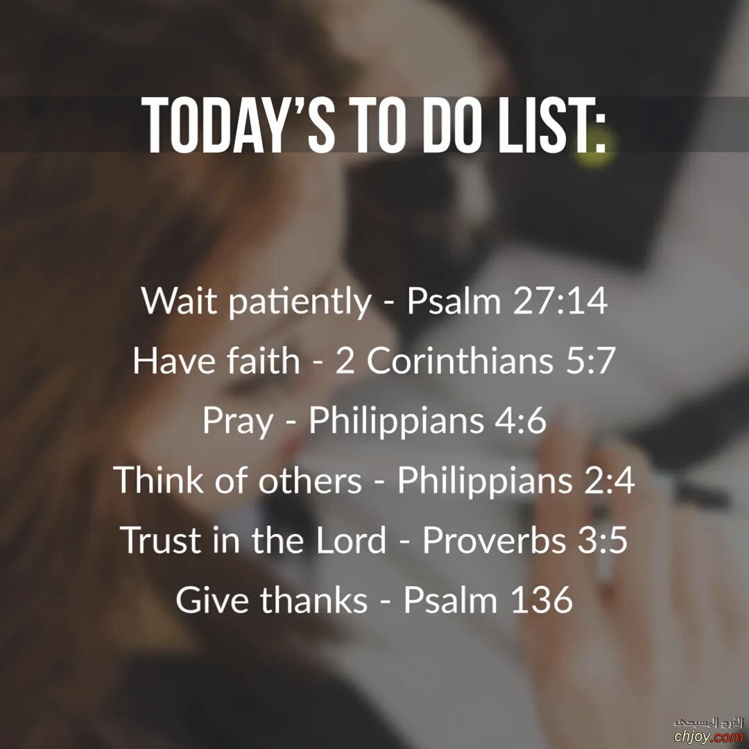 Here is a great list to do every single day 