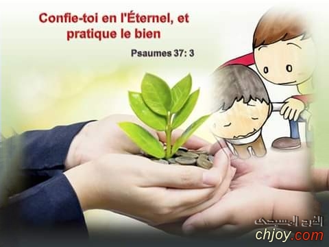 Confie-toi en l'Éternel et pratique le bien Psaumes 37: 3 