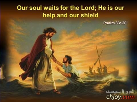 Our soul waits for the Lord;  He is our help and our shield 