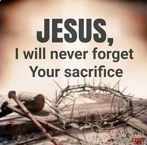 JESUS I will never forget your sacrifice 