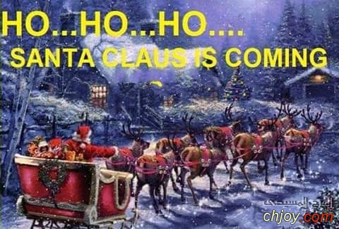 Santa Claus  is coming 