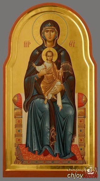 Virgin Mary Enthroned 