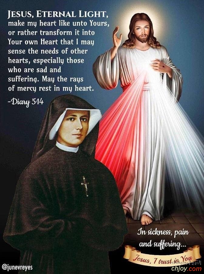 Let us pray as saint Faustyna prayed.. 