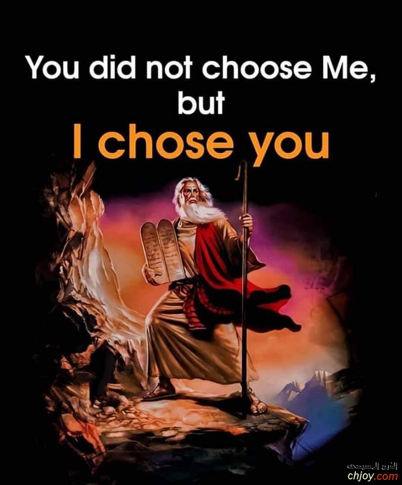 You  did not Choose Me  but I Chose you 