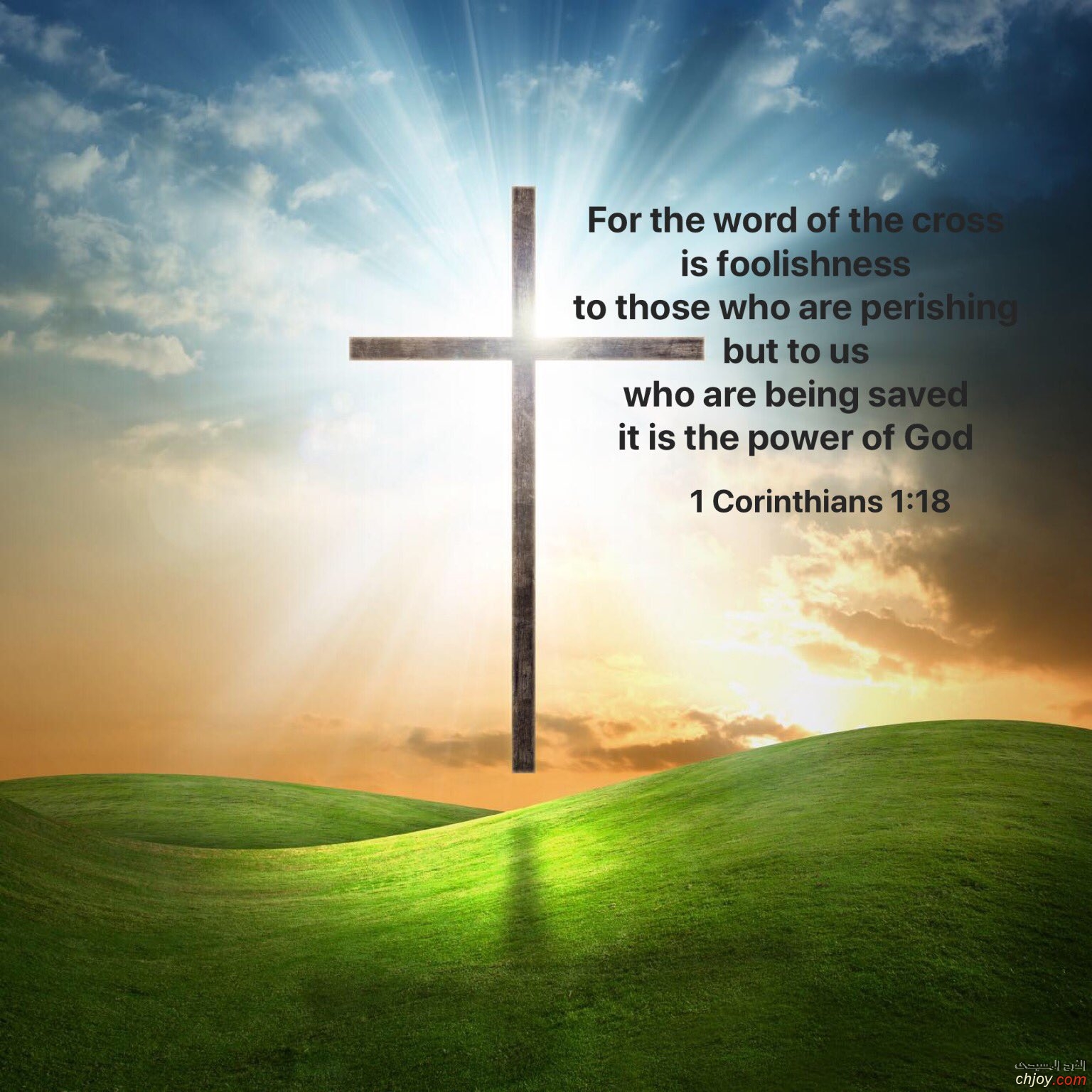 For the word of the cross is foolishness to those who are perishing 