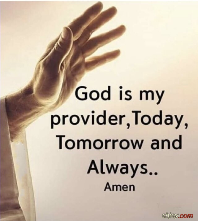 God provides for us 