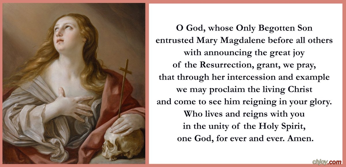 St. Mary Magdalene, pray for us 