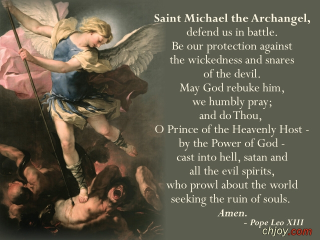 prayer to St. Michael the Archangel 