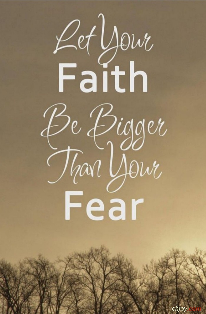 Faith over fear 