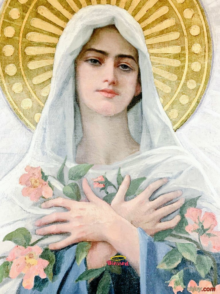 Thy name, O Mother of God, is filled with divine graces and blessings 