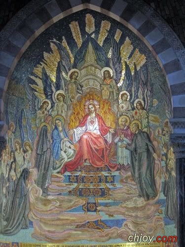 Heart of Jesus, delight of all saints, have mercy on us 