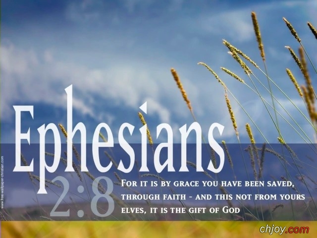 For by grace you have been saved through faith | Ephesians 2:8-9 