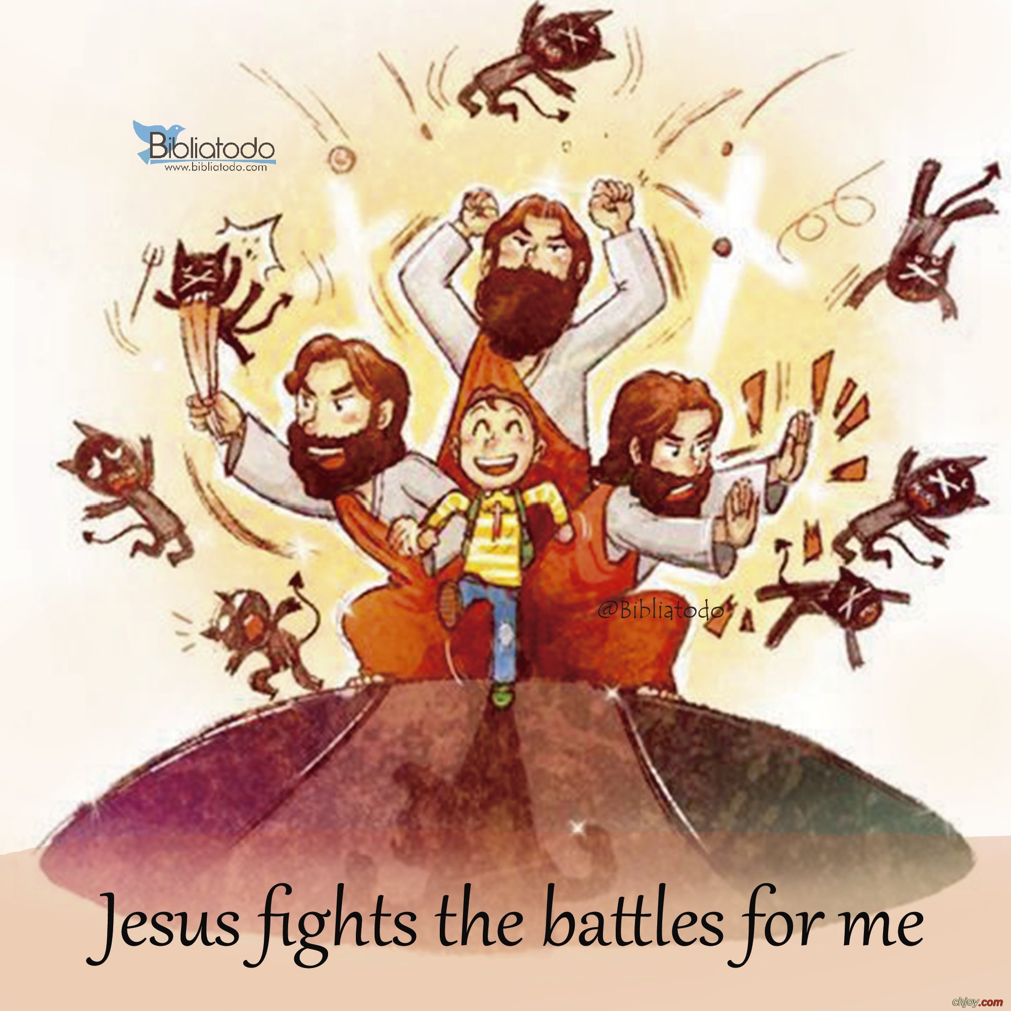 Jesus Fights The attles for Me 