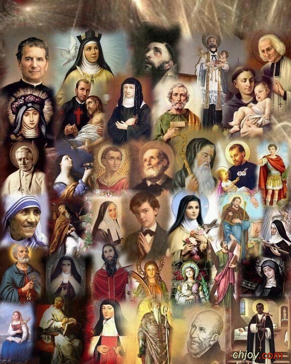 All you holy saints of God, pray for us 