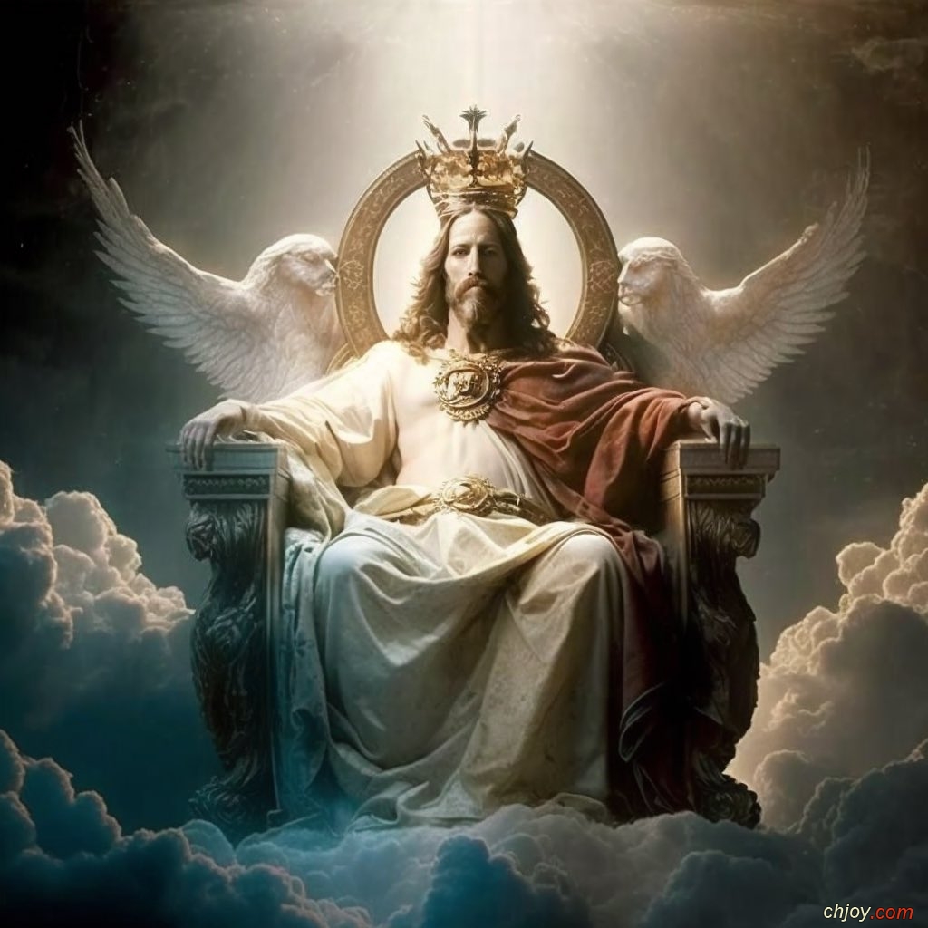 Christ is seated on the throne of judgement 