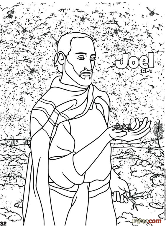 pictures for coloring Joel 