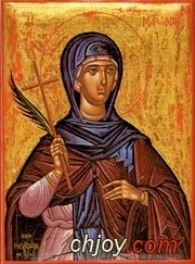 Martyr Matrona of Thessalonica 