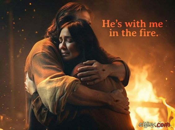 He's with me in the fire 