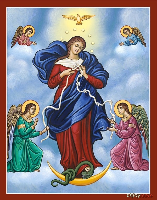 Our Lady, Undoer of Knots, pray for us! 🌹 