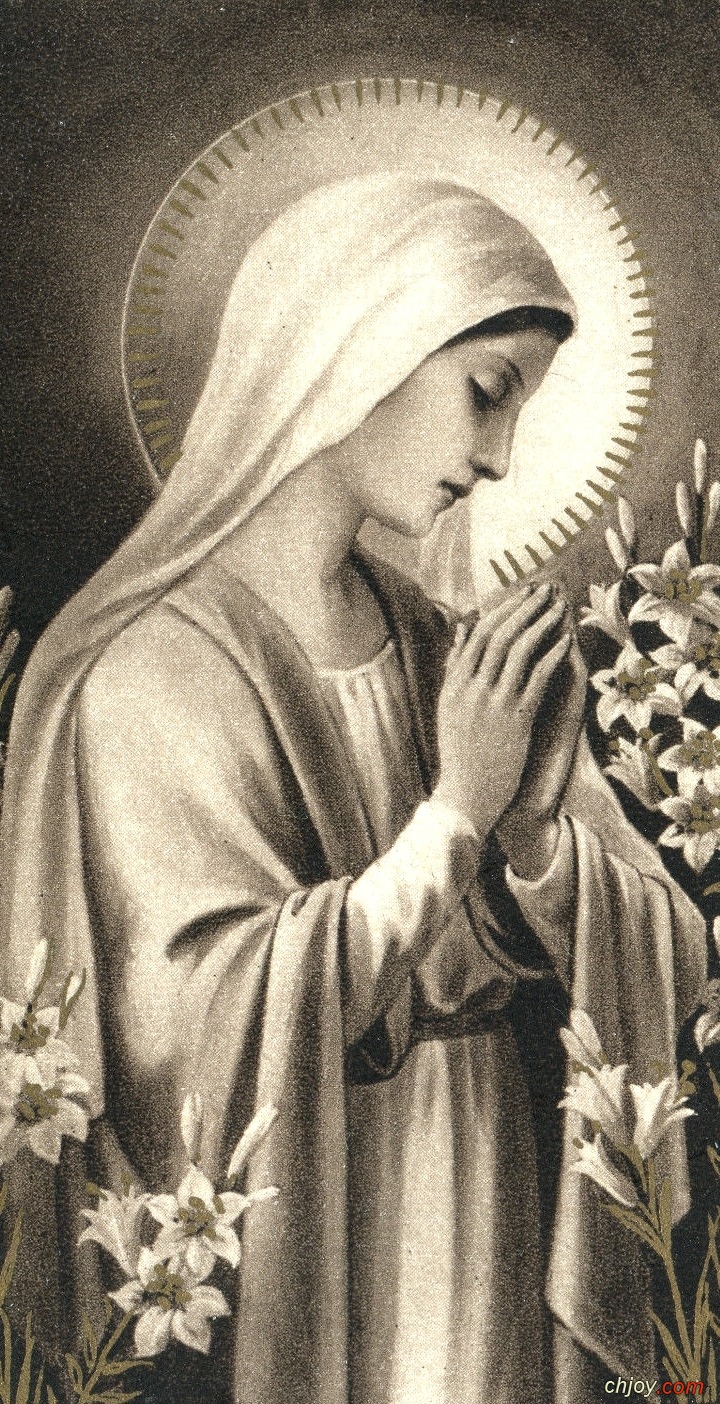 A French holy card of Mary from the 1930s. 