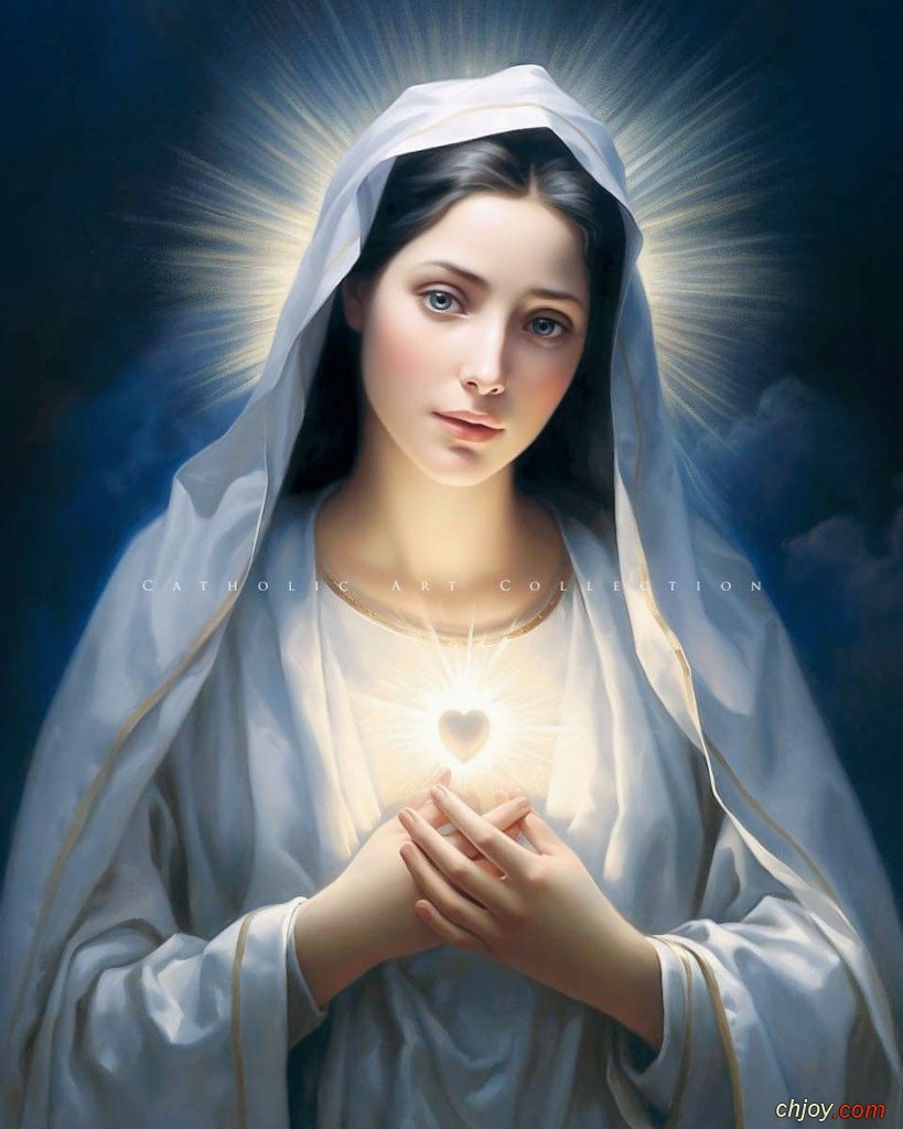 Sweet and loving heart Mary , makes our hearts 