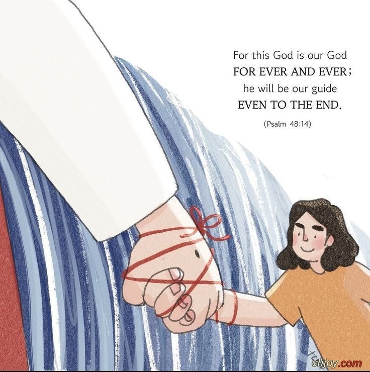 Beautiful cartoon image | For this God is God For Ever and Ever 