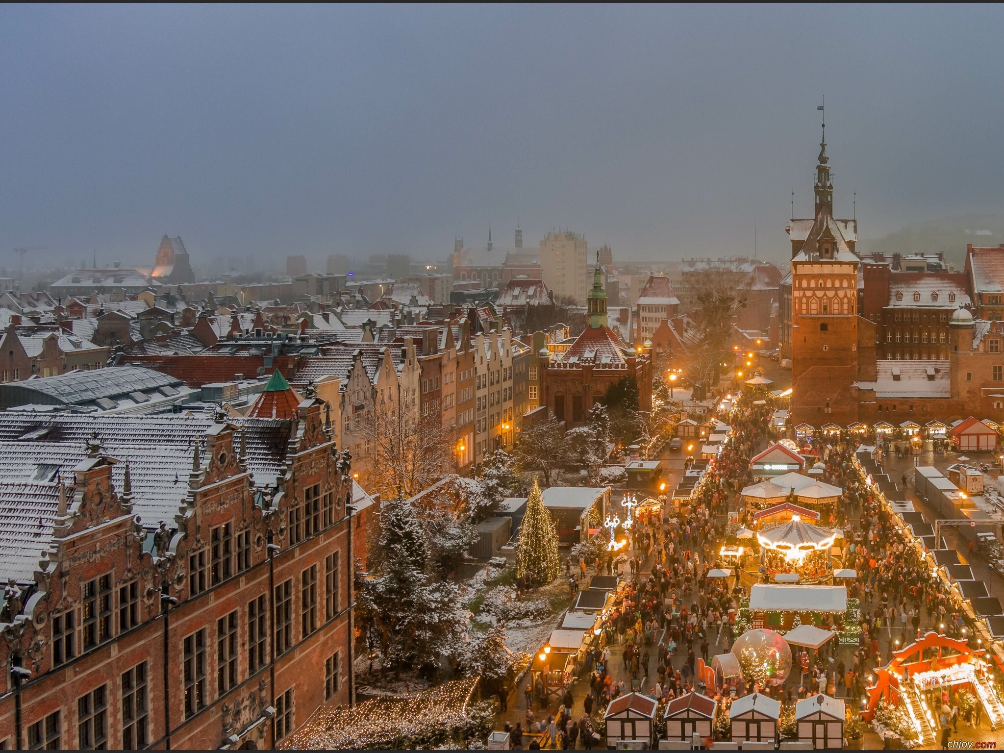 Merry Christmas. Gdańsk 