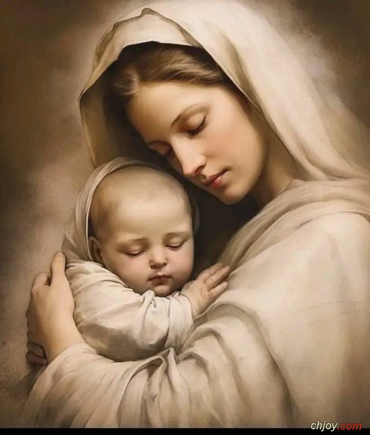 In the arms of Mary 