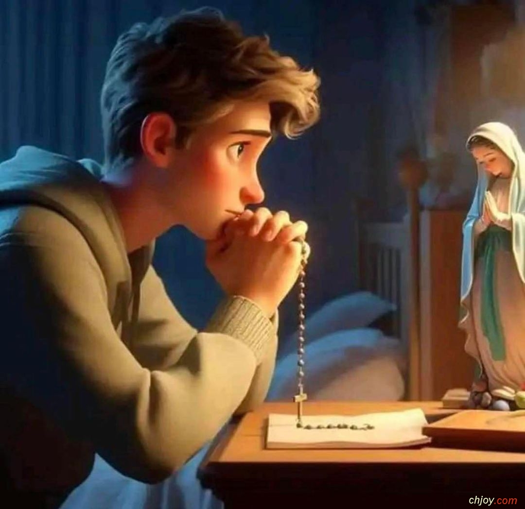 Let us teach out children to turn to Mary in prayer 