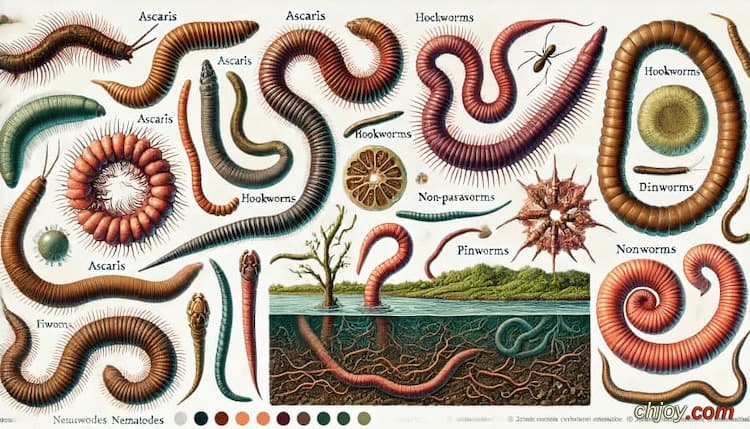   (Ascaris lumbricoides) 